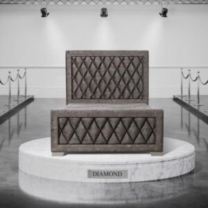 Diamond Luxury Fabric Bed Frame