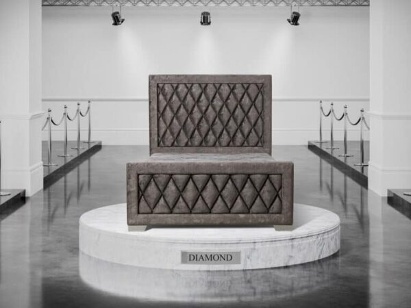 Diamond Luxury Fabric Bed Frame