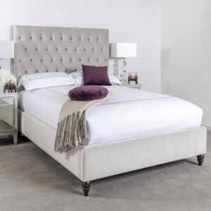 Oliver & Sons Chesterfield Upholstered Luxury Fabric Bed