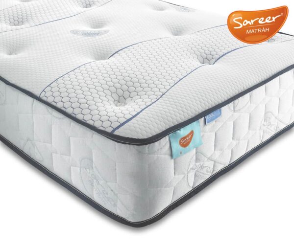 Sareer Matrah Cool Blue Memory Coil Mattress In A Box