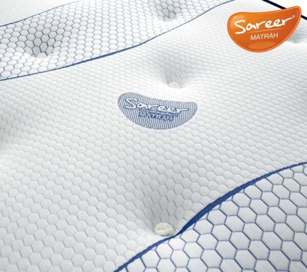 Sareer Matrah Cool Blue Memory Coil Mattress In A Box - Image 4