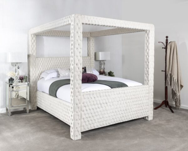 Oliver Sons Ambassador 4 Poster Chesterfield Bed - Image 3