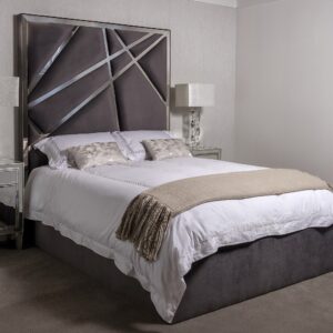 Oliver Sons the Shard Metal Bed Chrome
